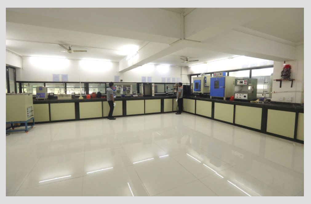 The in-house product-testing laboratory at Gala Thermo Shrink